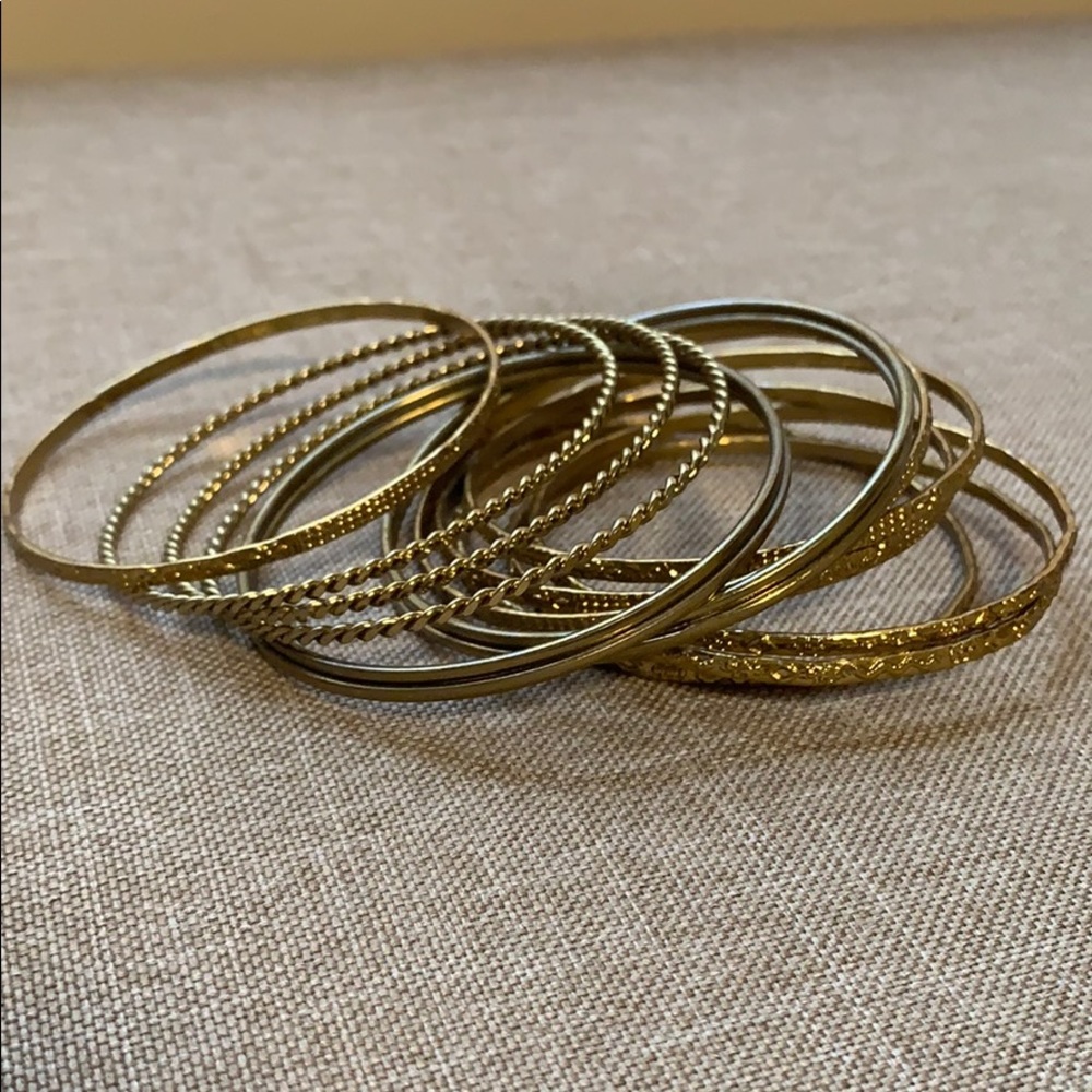 Gold bangles!